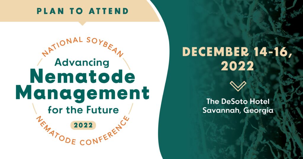 National Soybean Nematode Management Conference Invite 2022
